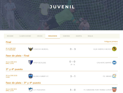 Integración de Competize en la página web de Pirineos Cup